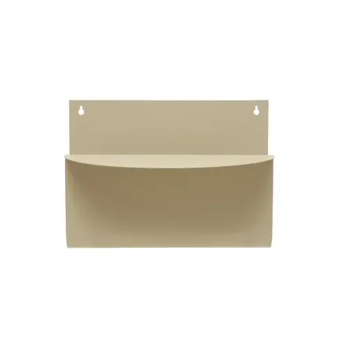 Storied Home Decorative Hanging Metal Wall Magazine Shelf in Cream at Nordstrom