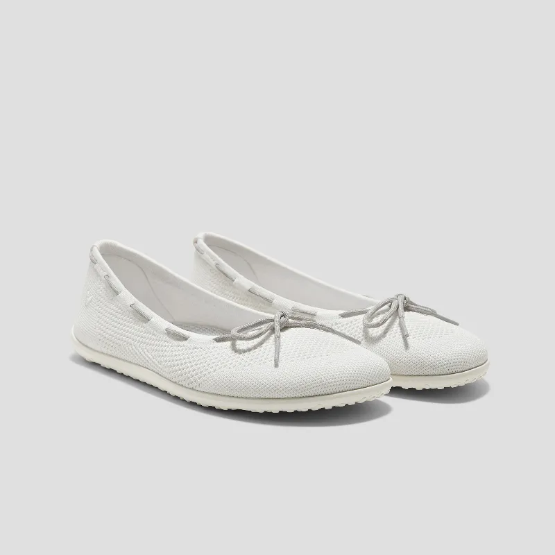 VIVAIA Round-Toe Barefoot Flats (Nika)|WHITE|US 9.5