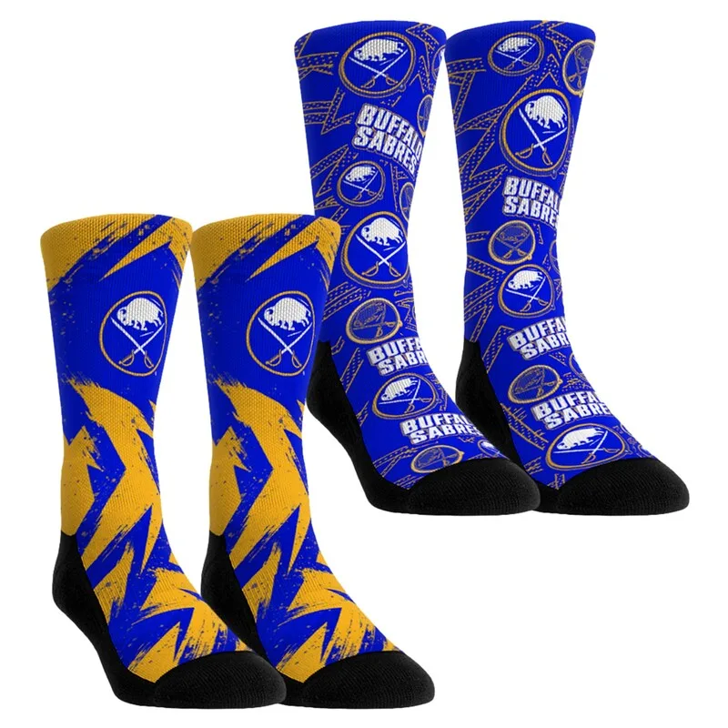 Unisex Rock Em Socks Buffalo Sabres Game Day Two-Pack Crew Socks