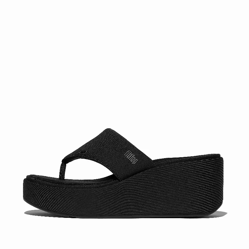 PLATFFORMS Wedge Toe-Post Sandals