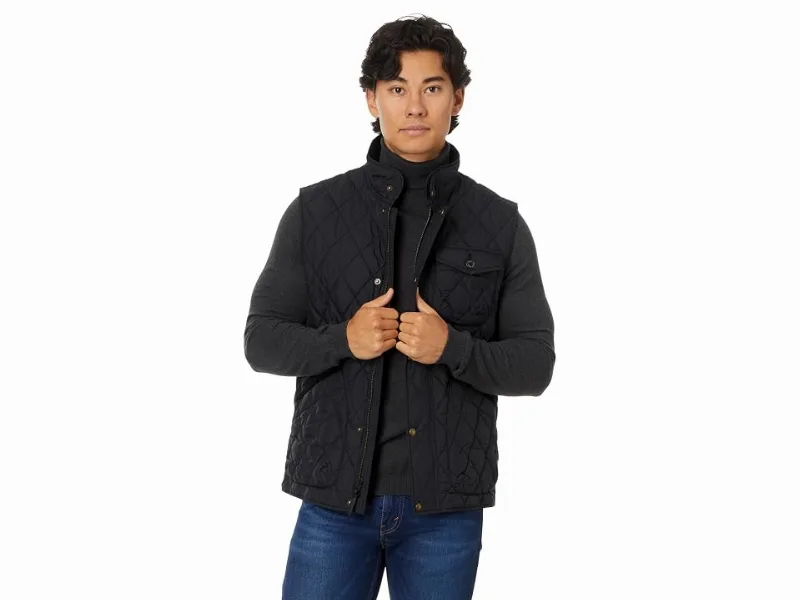 Polo Ralph Lauren The Beaton Quilted Utility Vest (Polo Black) Men's Jacket