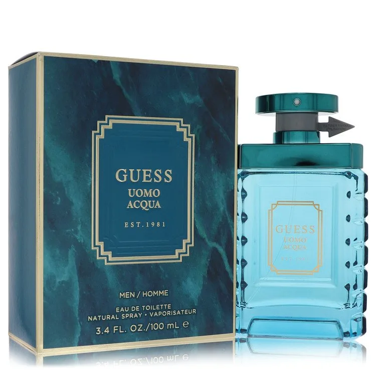 Guess Uomo Acqua Cologne by Guess 3.4 oz EDT Spray for Men