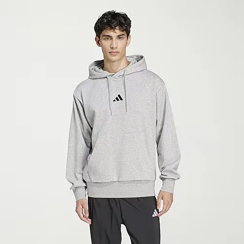 adidas Feel Cozy Sweatshirt Mens Long Sleeve Active Hoodie, X-large, Gray