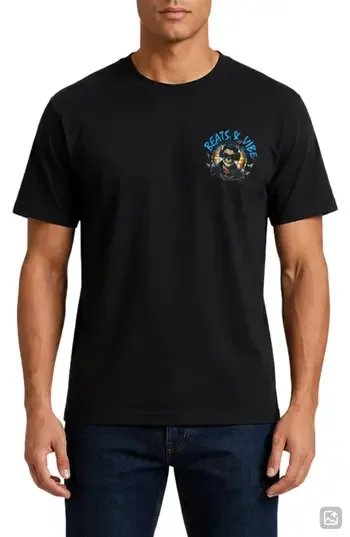 Bayyork Beats & Vibe Graphic T-Shirt in Black at Nordstrom Rack, Size X-Large