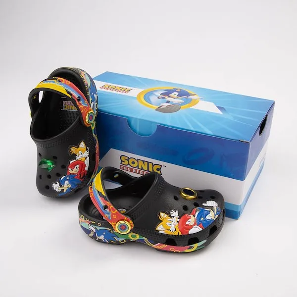 Sonic the Hedgehog&trade; x Crocs Classic Clog - Baby / Toddler - Black