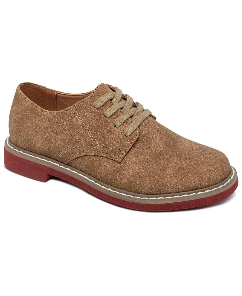 Sperry Little Boys Tevin Ii Memory Foam Lace-Up Oxford - Tan