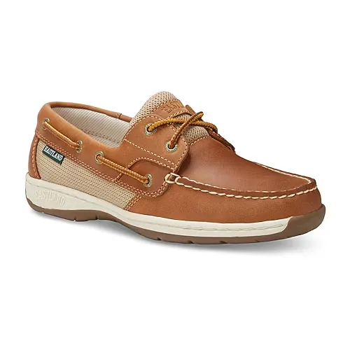 Eastland Solstice Womens Boat Shoes, 6 Medium, Blue