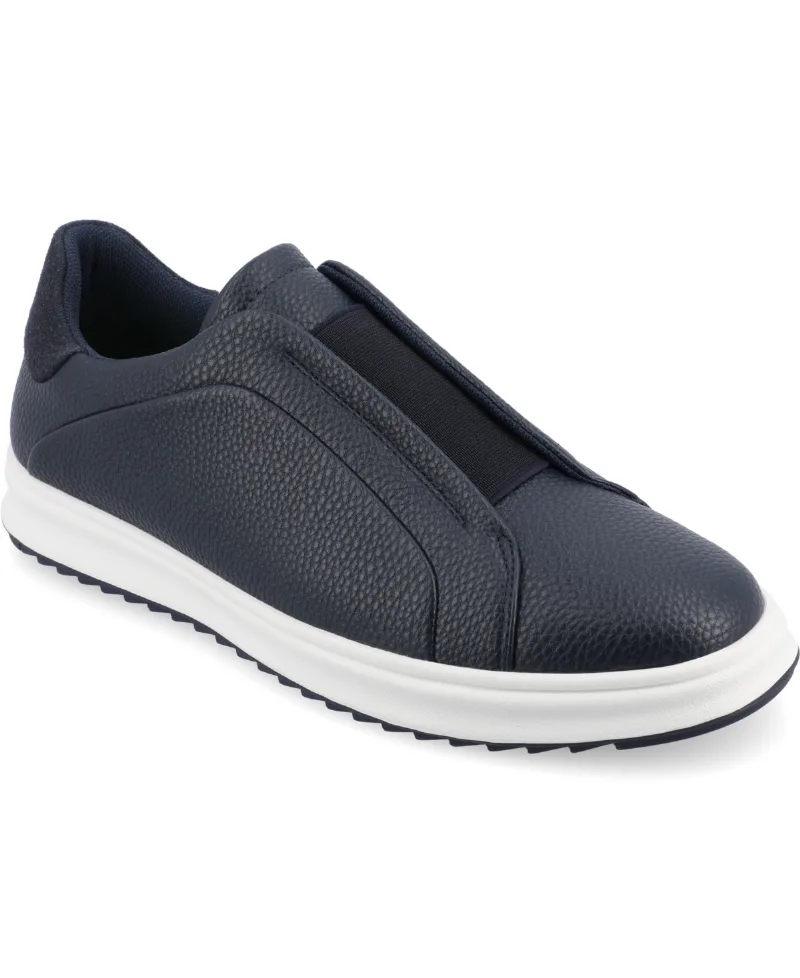 Vance Co. Men's Matteo Tru Comfort Foam Slip-On Sneakers - Navy