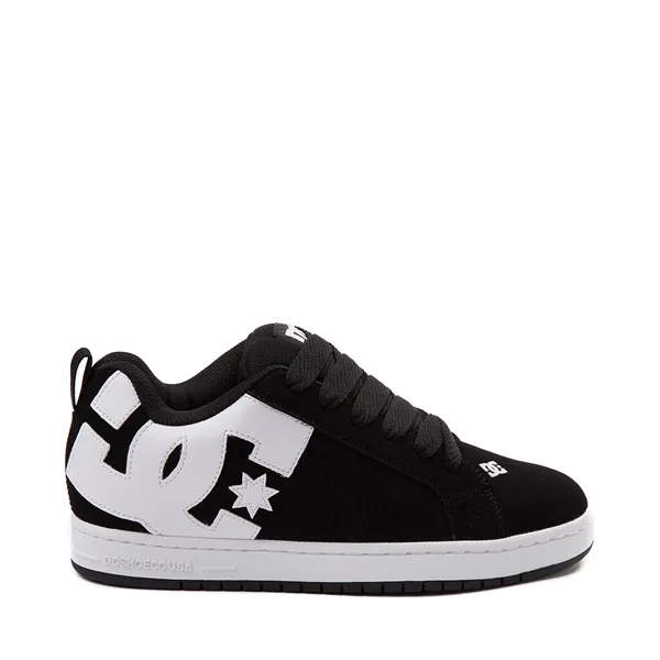 Mens DC Court Graffik Skate Shoe - Black