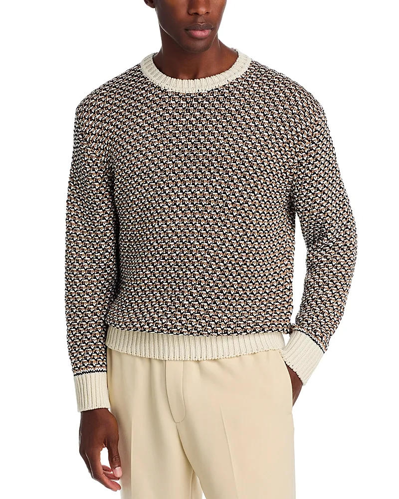 Boss Textured Crewneck Sweater