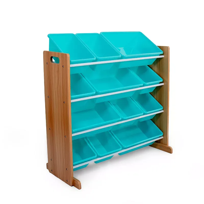 Humble Crew 12-Bin Toy Organizer, Blue