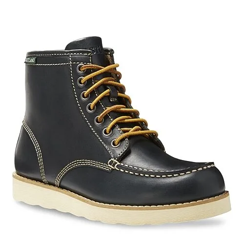 Eastland Womens Lumber Up Flat Heel Lace Up Boots, 10 Medium, Blue