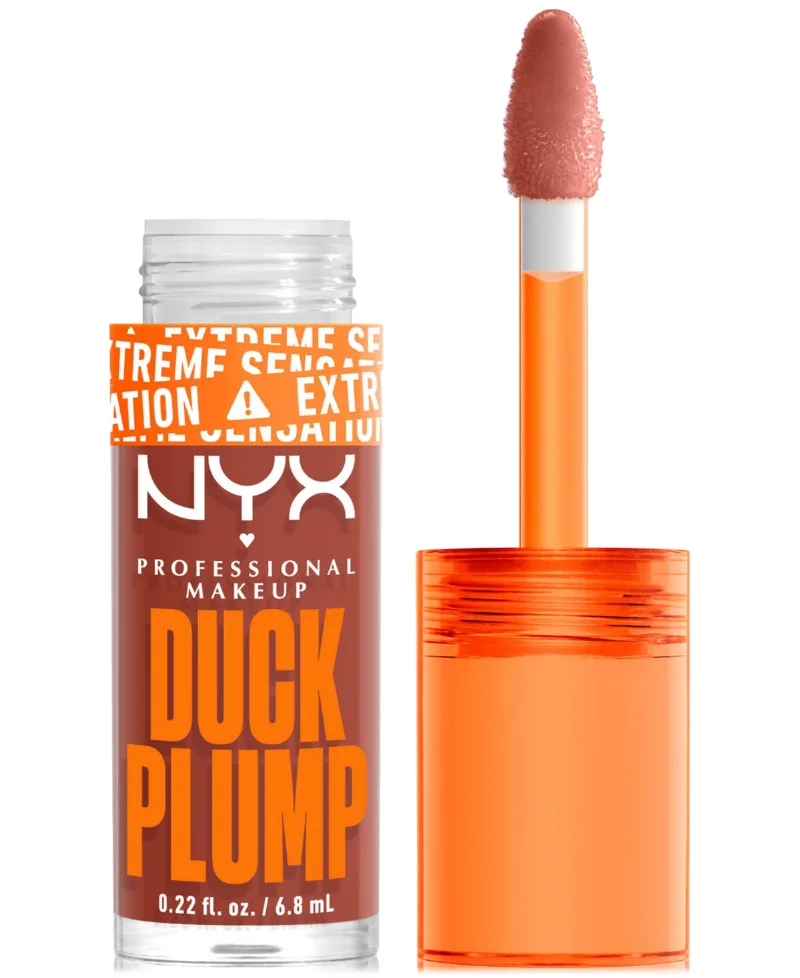 Nyx Professional Makeup Duck Plump Lip Gloss - Brown Of Applause