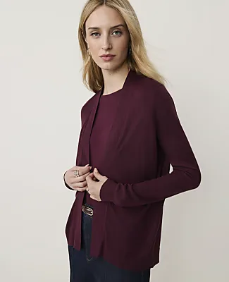 Ann Taylor Essential Open Cardigan