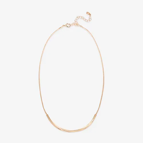 Bijoux Bar Delicates Womens 15 Inch Collar Necklace, One Size, Yellow