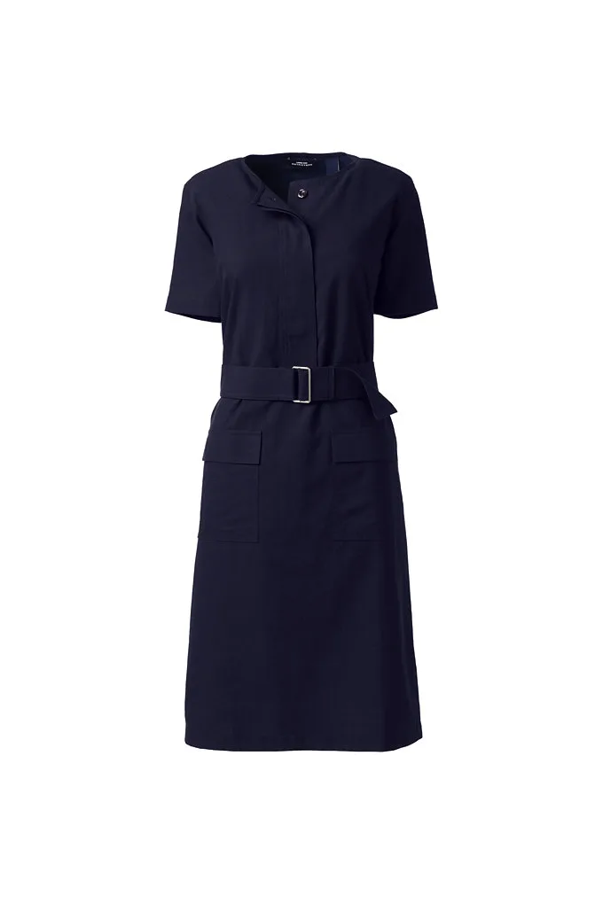 Women's Cargo Dress - Lands' End - Blue - 12