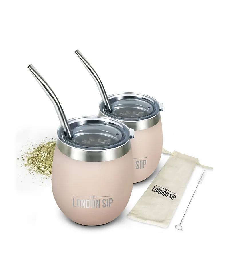 The London Sip Yerba Mate Cup Set, 8 oz
