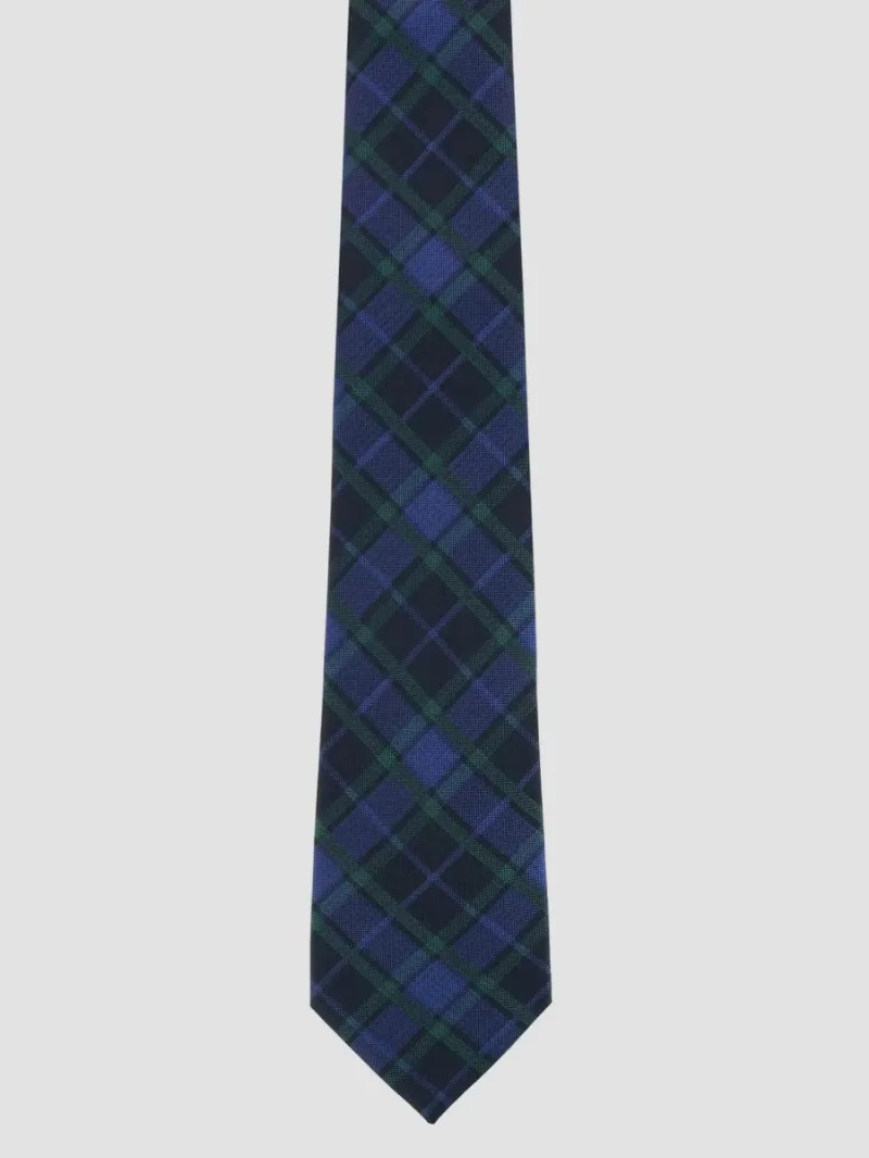 Men Holiday Ives Plaid Tie - Green