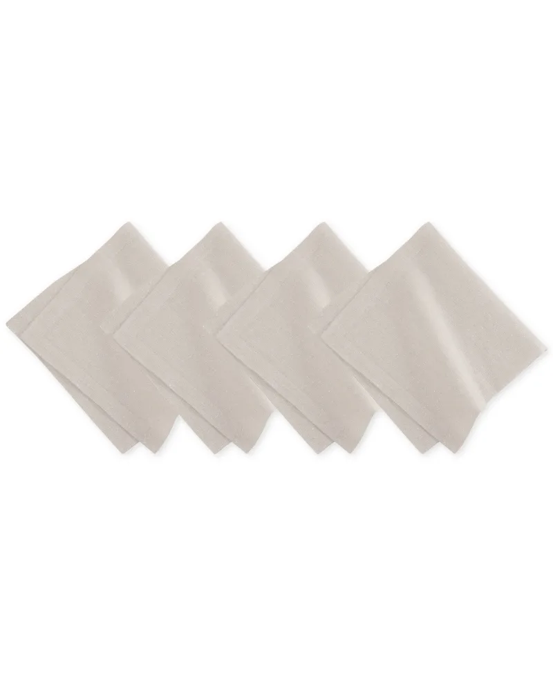 Villeroy & Boch La Classica Linen Napkin, Set of 4 - Wht/sil