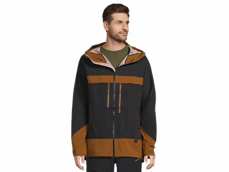 Obermeyer M Steibis Shell Jacket Men's Coat Black II : LG, Nylon