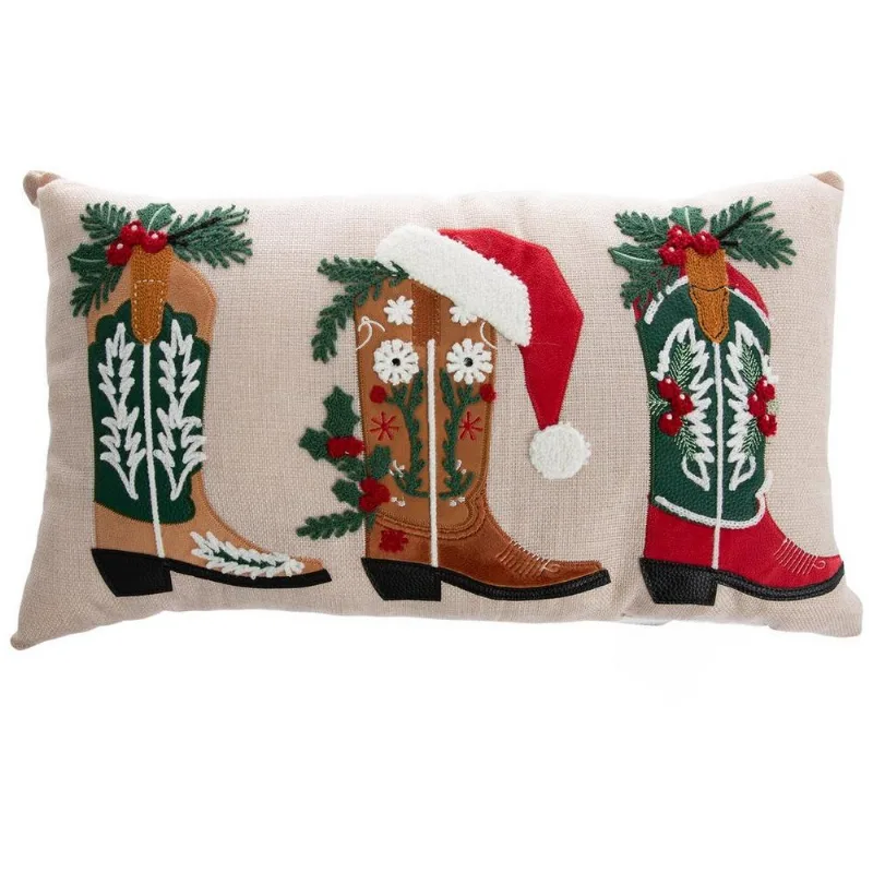 Festive Cowboy Boots Pillow | Hobby Lobby | 6334718