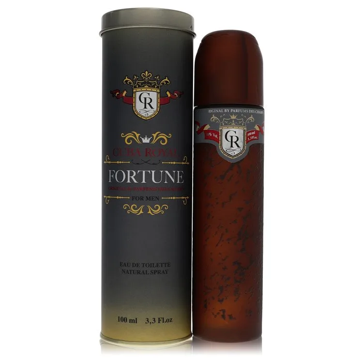 Cuba Royal Fortune Cologne by Fragluxe 3.3 oz EDT Spray for Men