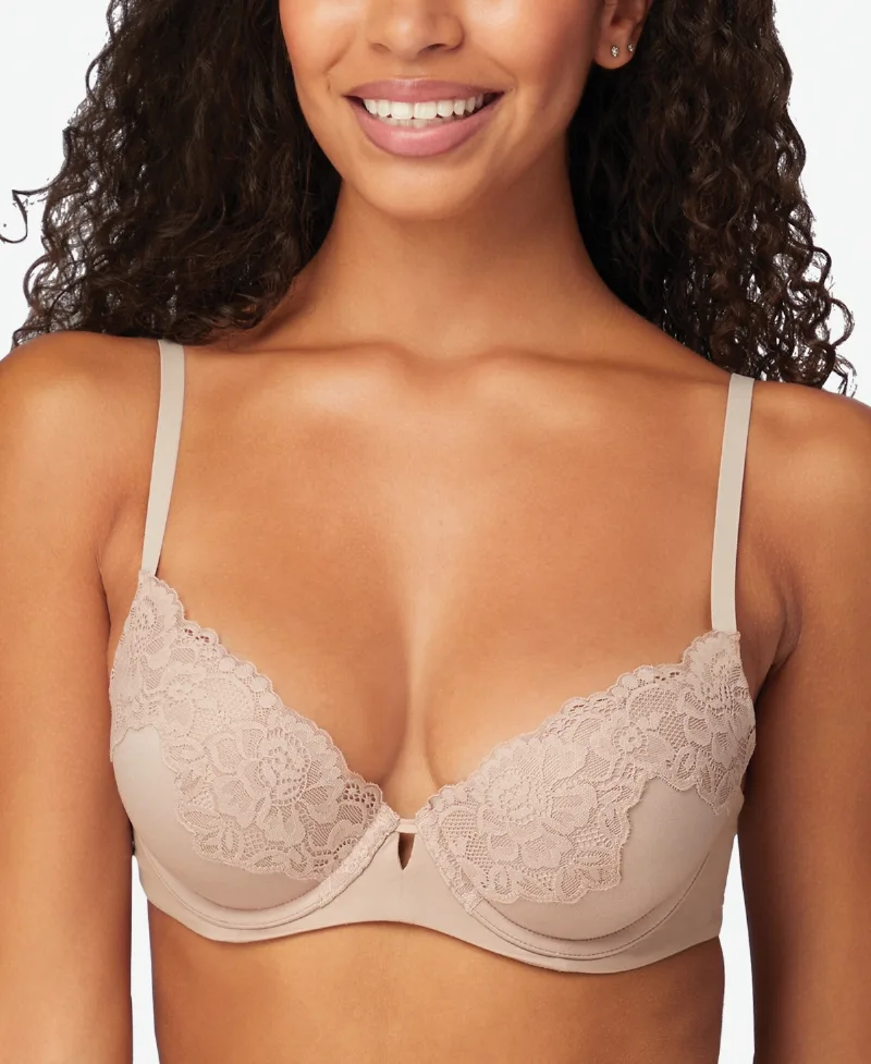 Maidenform Women's Comfort Devotion Your Lift Underwire Bra DM1195 - Evening Blush
