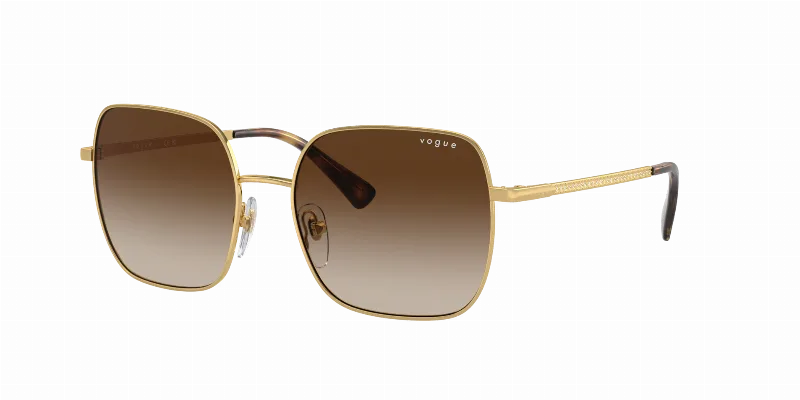 VOGUE EYEWEAR Woman Sunglasses VO4175SB  -  Frame color: Gold, Lens color: Brown Gradient