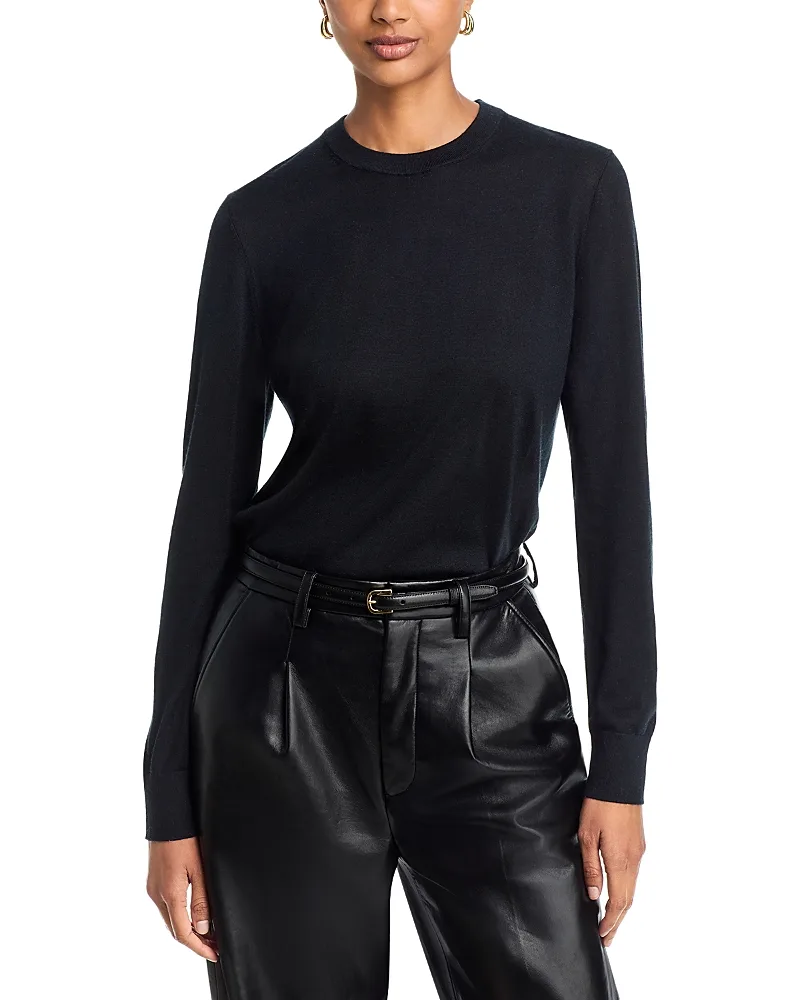 Michael Kors Collection Merino Wool Blend Crewneck Sweater