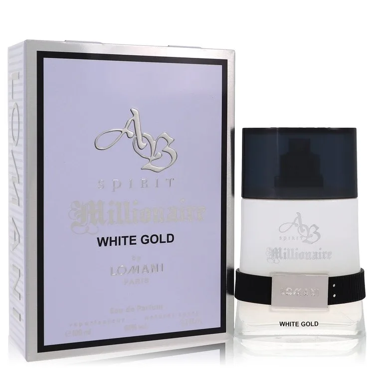 Ab Spirit Millionaire White Gold Cologne 3.3 oz EDP Spray for Men