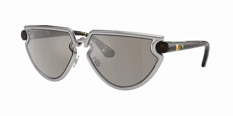 BURBERRY Woman Sunglasses BE3152  -  Frame color: Silver, Lens color: Light Grey Mirror Silver