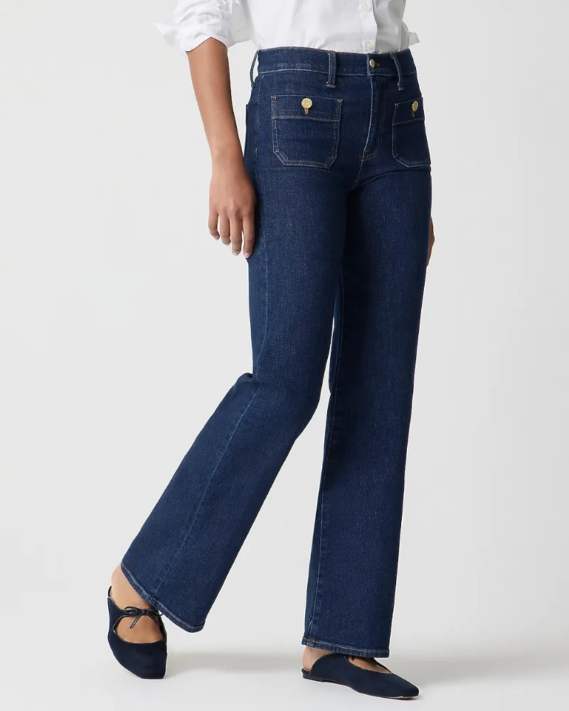 Tall slim wide-leg Sailor jean in all-day stretch