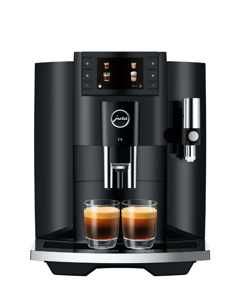 Jura E8 Fully Automatic Coffee Machine - Piano Black