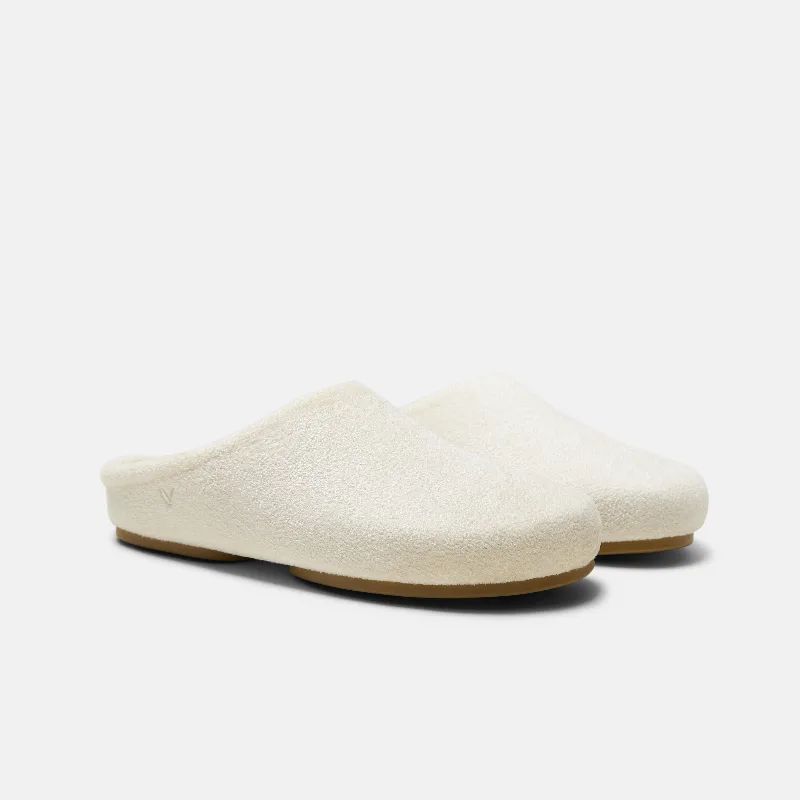 VIVAIA Round-Toe Clog Mules (Buna)|CREAM VELVET|EU 38