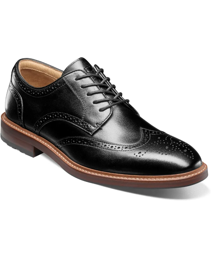 Florsheim Men's Anthem Wingtip Oxford - Black