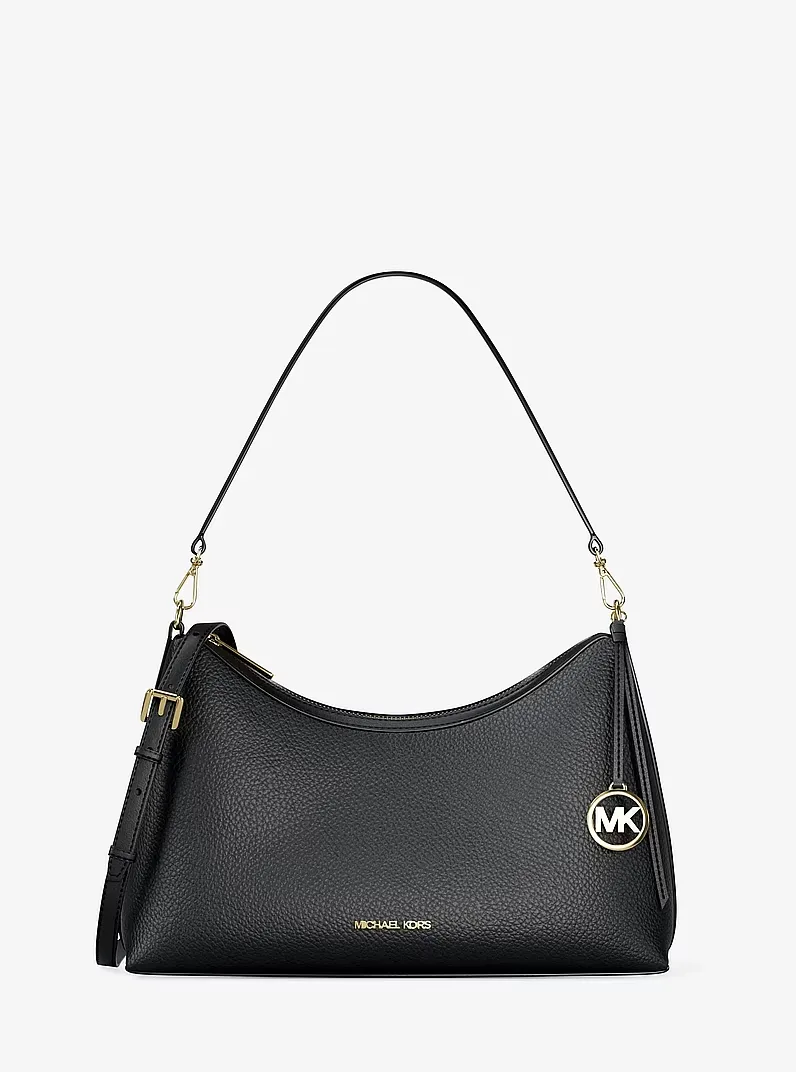 Sammy Medium Pebbled Leather Convertible Shoulder Bag in LUGGAGE - Sale | Michael Kors [US]