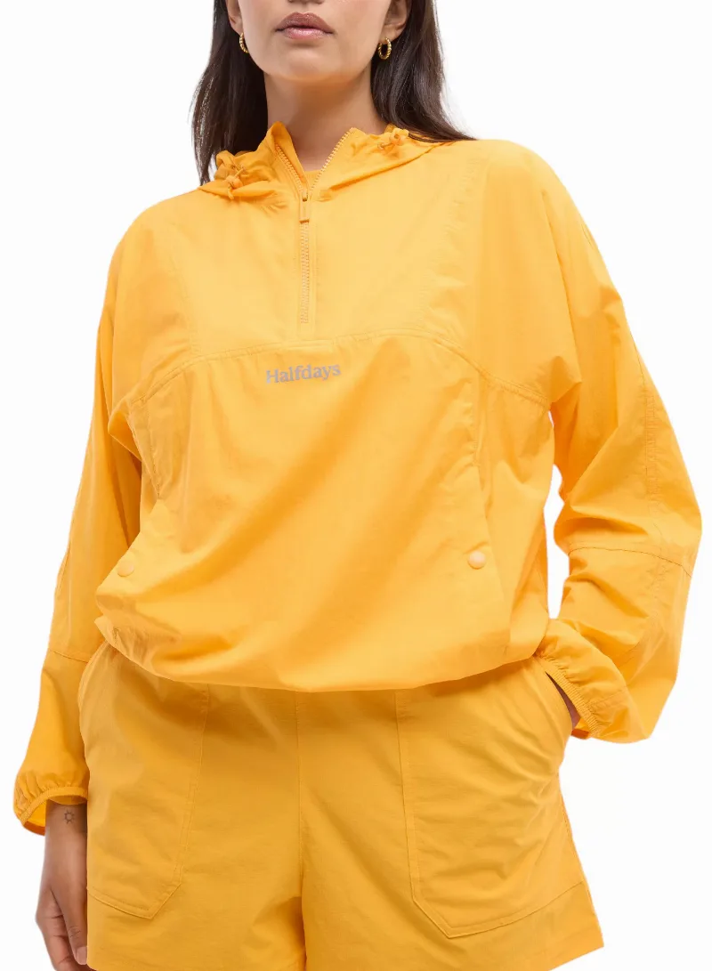 Halfdays Joyner Windbreaker, Women's, Large, Zinnia