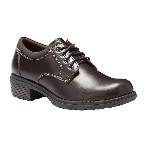 Eastland Stride Womens Round Closed Toe Oxford Shoes, 8 1/2 Medium, Brown