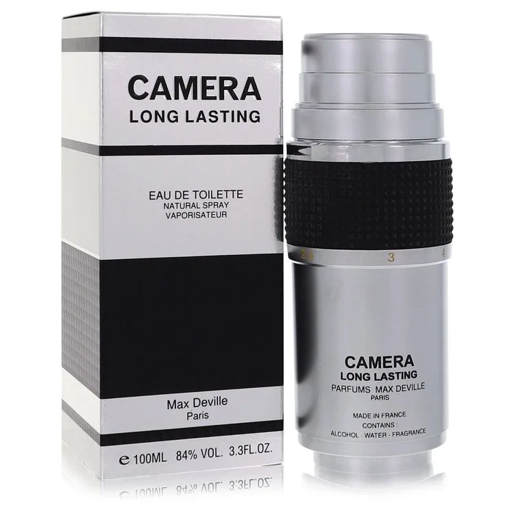 Camera Long Lasting Cologne by Max Deville 3.4 oz EDT Spray for Men
