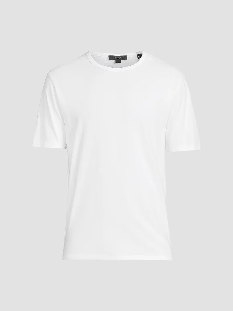 Men's Garment-Dyed Crewneck T-Shirt - Optic White - Size XS