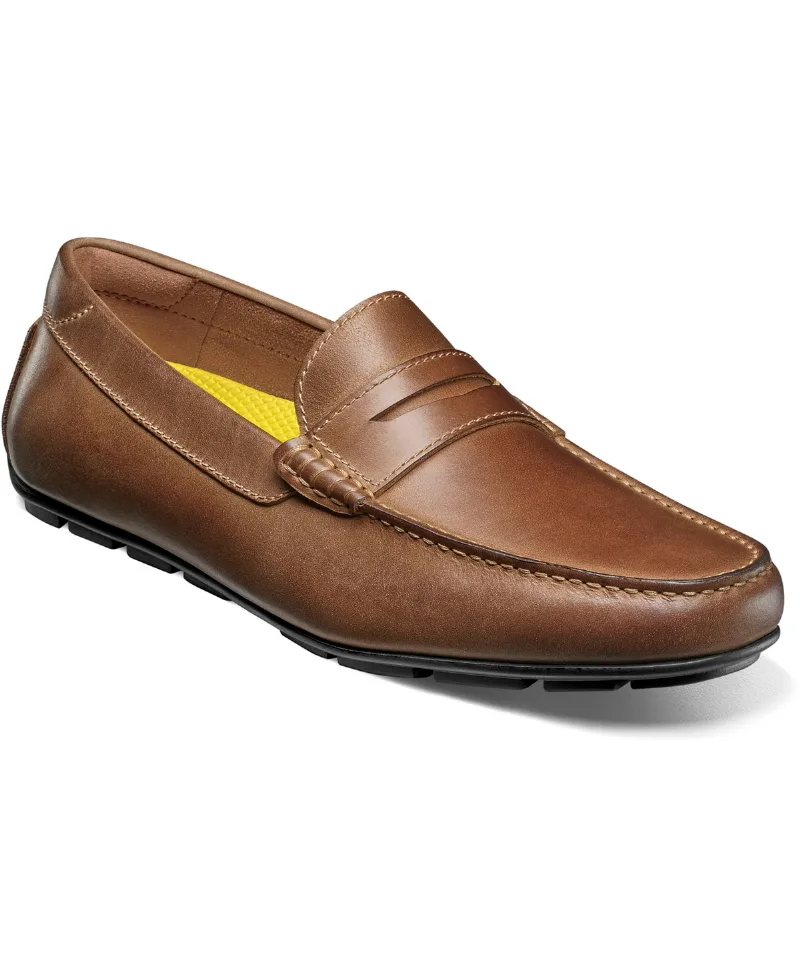 Florsheim Men's Motor Smooth Moc Toe Penny Loafer - Brown