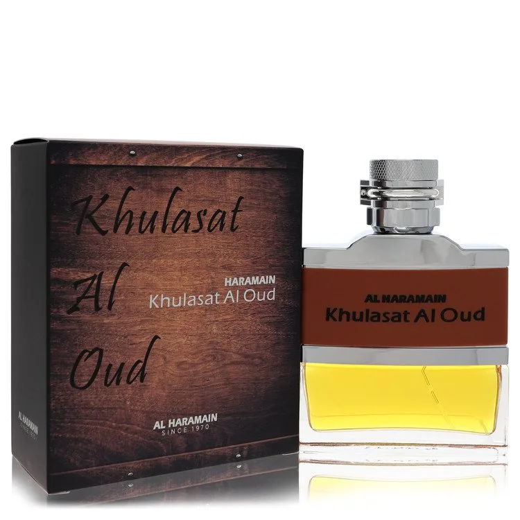 Al Haramain Khulasat Al Oud Cologne 3.4 oz EDP Spray (Unisex) for Men