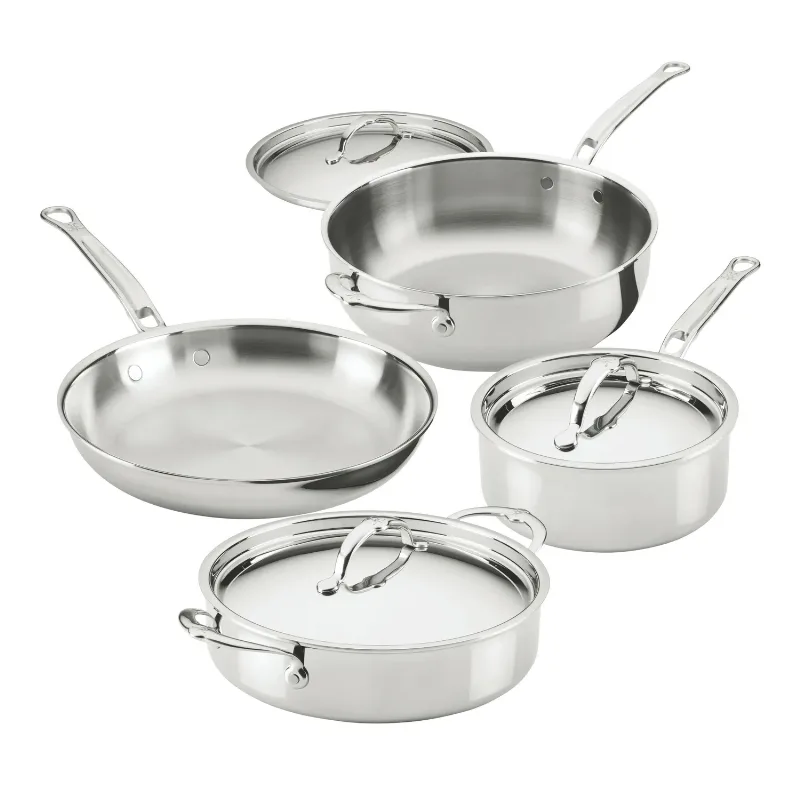 Hestan ProBond® Luxe Stainless Steel 7-Piece Cookware Set