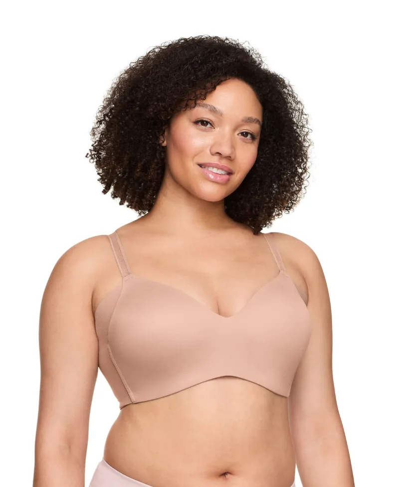 Warner's Women's No Side Effects Underarm-Smoothing Wireless Bra RM3061A - Toasted Almond