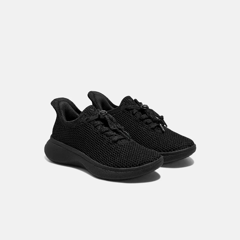 VIVAIA Kids' Sneaker Sliders (Urban Jr) - Mesh|SOLID BLACK|3Y