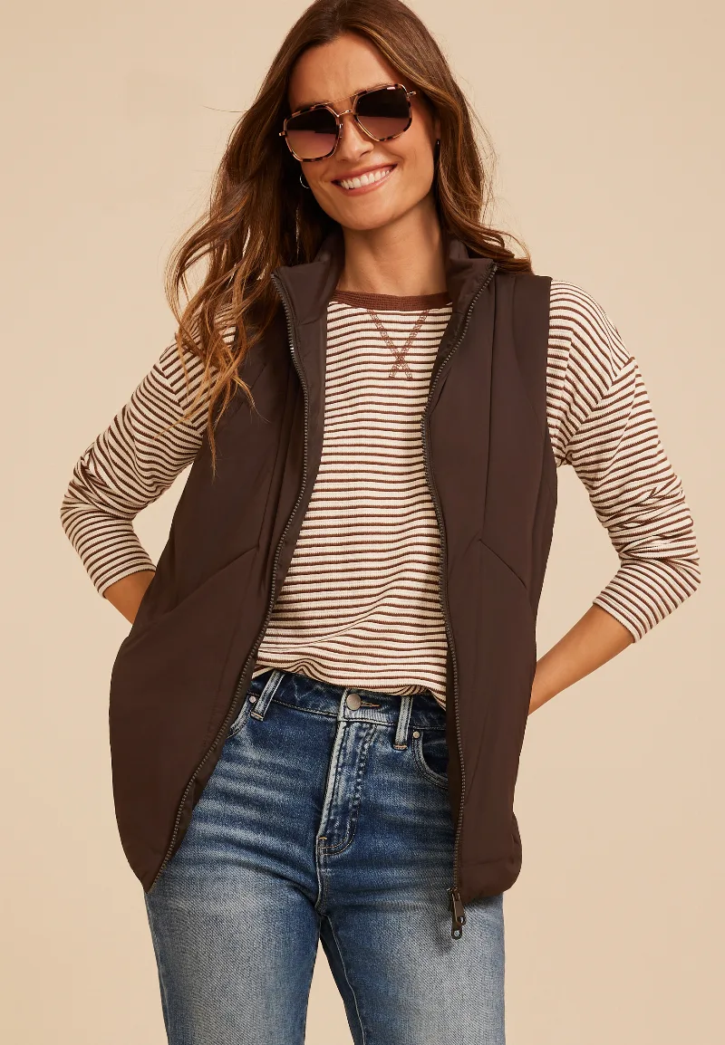Maurices Women's Active Casual Tunic Vest
