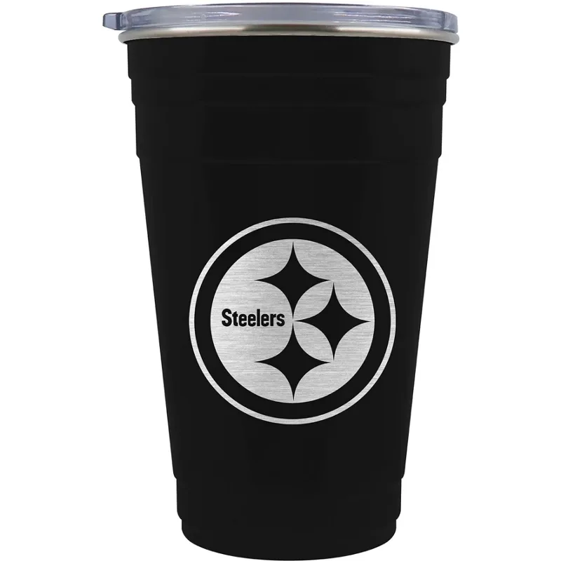Great American Products Pittsburgh Steelers 22oz Tailgater Travel Tumbler