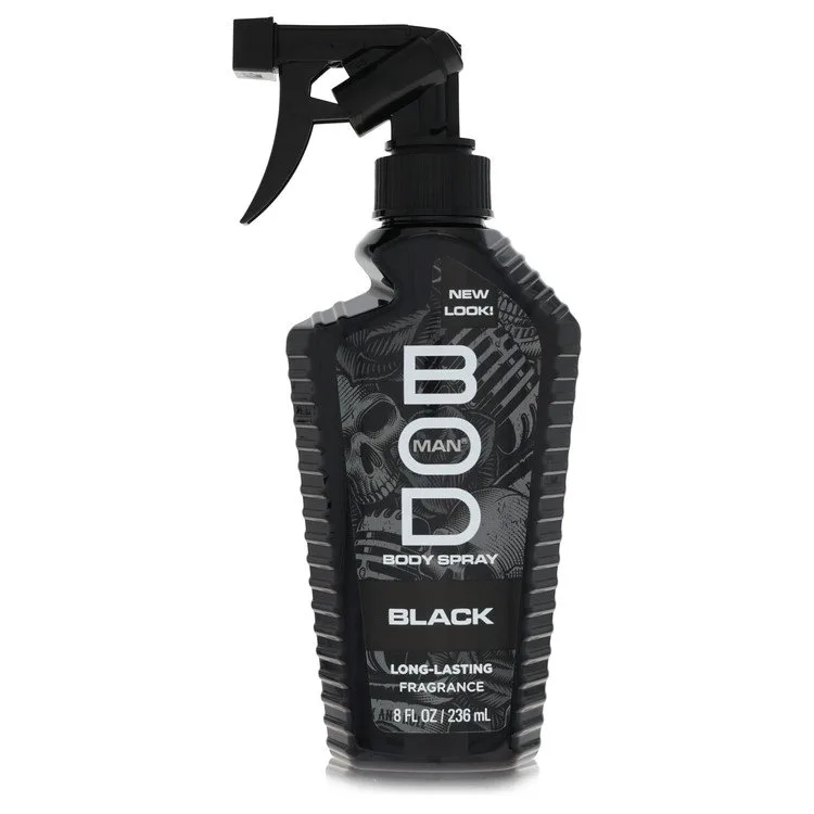Bod Man Black Cologne by Parfums De Coeur 8 oz Body Spray for Men