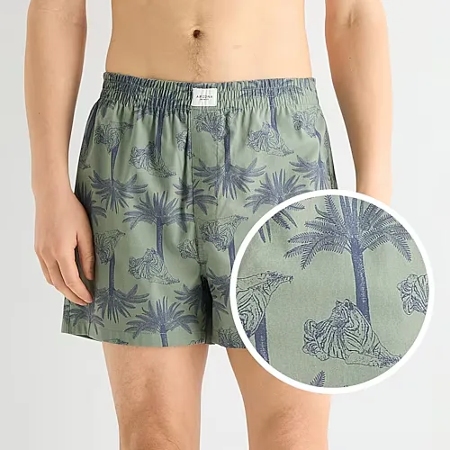 Arizona Mens Boxers 386707, Small, Green