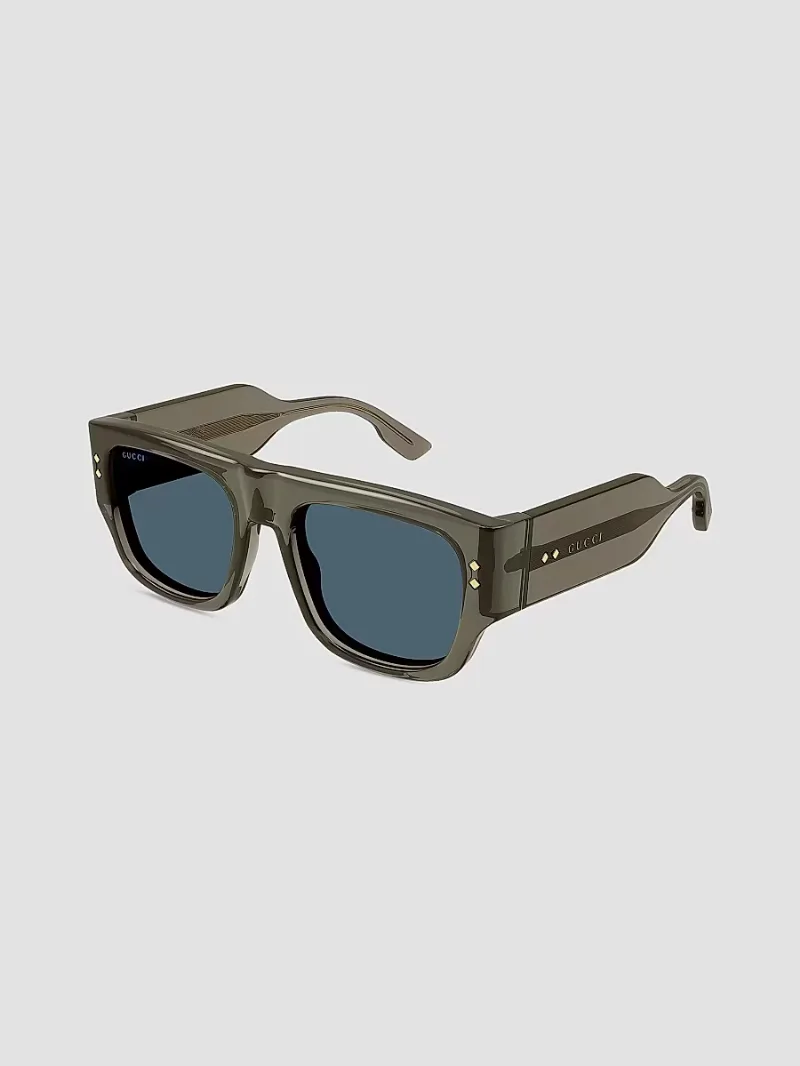 Gucci Men's Nouvelle Vague 54MM Square Acetate Sunglasses - Grey